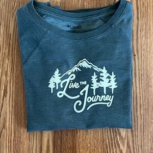 Columbia Teal Graphic Sweatshirt
